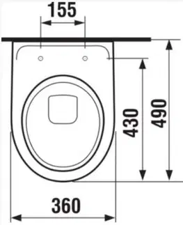 WC sedátka Rapid SL pro závěsné WC 38528SET s chromovou deskou + WC JIKA LYRA PLUS + SEDÁTKO DURAPLAST 38772001 LY6