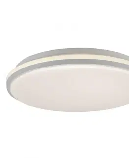 Klasická stropní svítidla LEUCHTEN DIREKT is JUST LIGHT LED stropní svítidlo, bílé, teplá bílá, stmívatelné, 3000 K, kruhové krokově stmívatelné 3000K