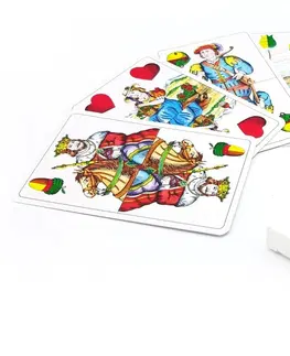 Hračky společenské hry HYDRODATA - Mariáš karty papír 32ks