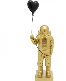 Sošky mužů KARE Design Soška Balloon Astronaut 41cm