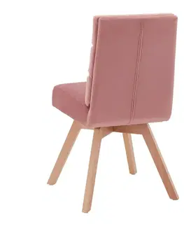 Židle do jídelny Otoční Židle Katrin Růžová