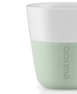 Termosky a termohrnky EVA SOLO Termošálky na espresso 80 ml 2 kusy šalvějově zelená