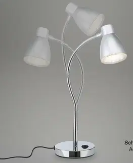 LED stolní lampy BRILONER LED stolní lampa, 34 cm, 2,5 W, titan BRILO 7506-014