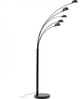 Moderní stojací lampy KARE Design Stojací lampa Five Fingers - černá matná