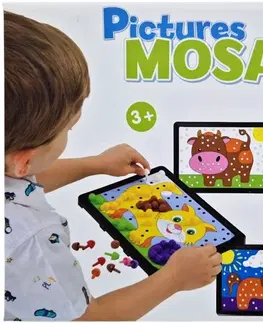 Hračky DOHÁNY TOYS - Kreativní tvoření Mozaika obrázky 8ks