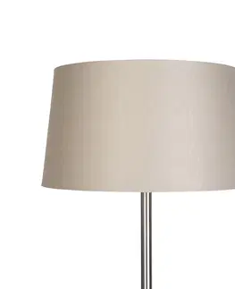 Stojaci lampy Moderní stojací lampa z oceli s tupým odstínem 45 cm - Simplo
