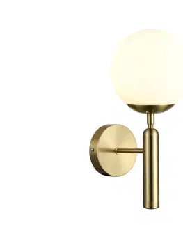 Nástěnné lampy ve skandinávském stylu Rabalux nástěnné svítidlo Divina E14 1x MAX 9W zlatá 5351