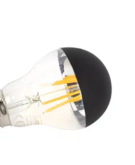 Zarovky E27 stmívatelné LED žárovky se žárovkou A60 černé 350lm 2700K