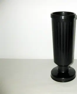 Dekorativní vázy BESOP - Váza na hrob zatížená 30cm černá