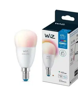LED žárovky WiZ LED žárovka E14 P45 4,9W (40W) 470lm 2200-6500K RGB IP20, stmívatelná