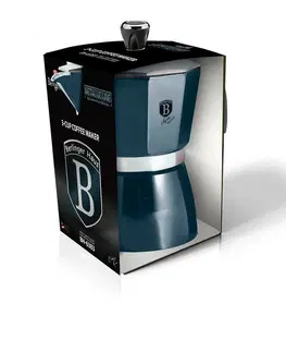 Automatické kávovary Berlinger Haus Konvice na espresso 3 šálky Aquamarine Metallic Line