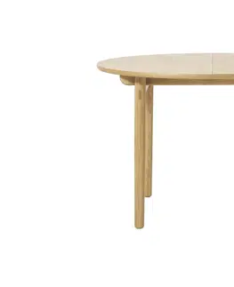 Jídelní stoly Furniria Designový jídelní stůl Wally 120 cm přírodní dub