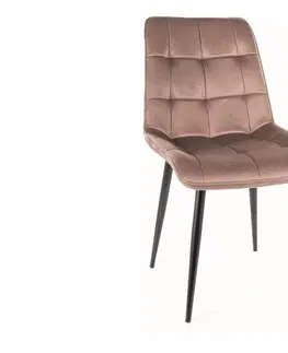 Jídelní sety Jídelní židle CHIC MONOLITH Signal Tmavě šedá