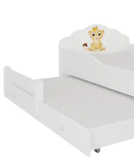 Postele ArtAdrk Dětská postel CASIMO II | s přistýlkou Provedení: Jednorožec