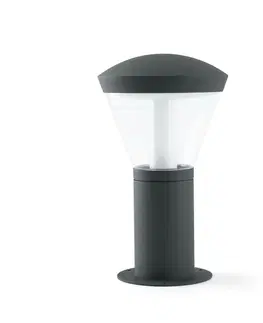 Stojací svítidla FARO SHELBY LED sloupková lampa, tmavě šedá, h 32.5cm