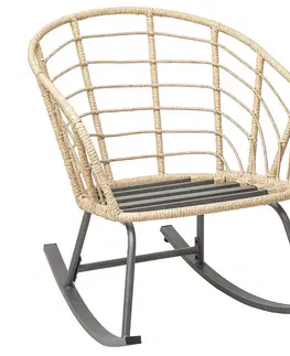 Zahradní židle a křesla DEOKORK Kovové houpací křeslo NEVADA