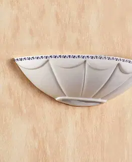Nástěnná svítidla Ceramiche Nástěnné světlo Il Punti půlkulatá keramická miska