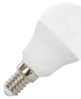 LED žárovky Ecolite LED mini globe E14, 7W, 4100K, 630lm LED7W-G45/E14/4100