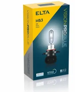 Autožárovky ELTA HB3 VisionProBlue 60W 12V P20d sada 2ks EB1005TR