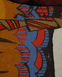 Koberce a koberečky Conceptum Hypnose Koberec Ridge 160x230 cm žlutý/oranžový