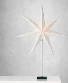 Vánoční světelná hvězda Markslöjd Stojací hvězda Solvalla, výška 100 cm, bílá