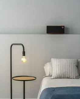 Stojací lampy ve skandinávském stylu FARO GUEST černá stojací lampa