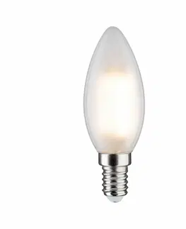LED žárovky PAULMANN LED svíčka 6,5 W E14 mat teplá bílá 286.45 P 28645