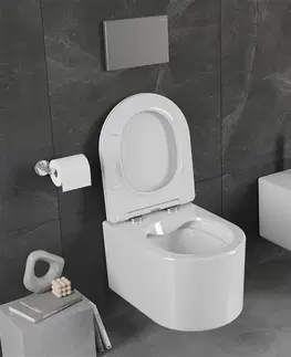 Záchody MEXEN Sofia Závěsná WC mísa bez sedátka, bílá 3354XX00