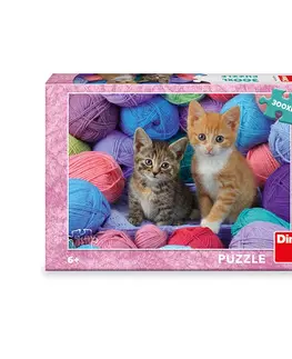 Hračky puzzle DINO - Koťátka 300 Xl Puzzle