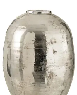 Dekorativní vázy Veliká stříbrná váza  Arya - Ø 39*57 cm J-Line by Jolipa 1166