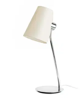 Designové stolní lampy FARO LUPE chrom stolní lampa