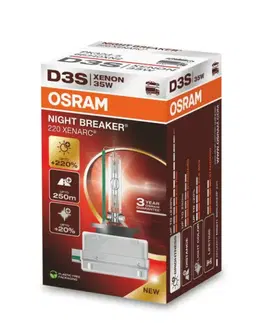 Autožárovky OSRAM D3S 35W XENARC NIGHT BREAKER LASER +220% 1ks 66340XN2