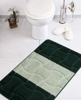 Koupelnové předložky L'essentiel Koupelnový kobereček Sariyer 60x30 cm zelený