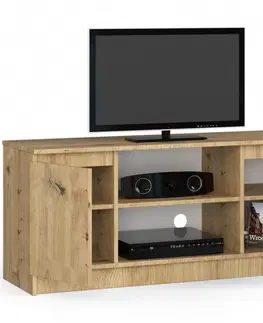 TV stolky Ak furniture TV stolek Tonon 120 cm dub artisan