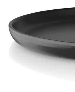 Talíře EVA SOLO Jídelní talíř se zaoblenými kraji 25 cm Nordic černý