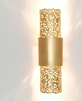 Nástěnná svítidla Holländer Nástěnné světlo Palazzo, zlatá