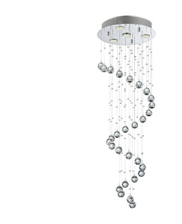 Svítidla Luxera LUXERA  - Křišťálový přisazený lustr COIL 4xGU10/50W/230V 