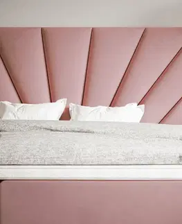 Postele Elvisia Manželská postel EMMA Boxspring 6 | 160 x 200 cm Provedení: Posteľ s topperom