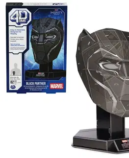Hračky puzzle SPIN MASTER - FDP 4D Puzzle Marvel Black Panther