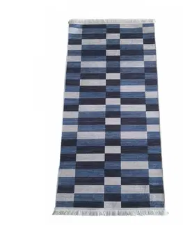 Běhouny Koberec běhoun v odstínech modré barvy Šířka: 160 cm | Délka: 220 cm