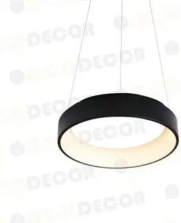 LED lustry a závěsná svítidla ACA Lighting Decoled LED závěsné svítidlo BR81LEDP60BK