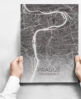 Moderní obrazy Sada obrazů - Map of Prague II