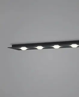 Stropní svítidla Helestra Helestra Nomi LED stropní světlo 75x21cm dim černá
