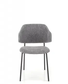 Jídelní sety Jídelní židle K497 Halmar Krémová