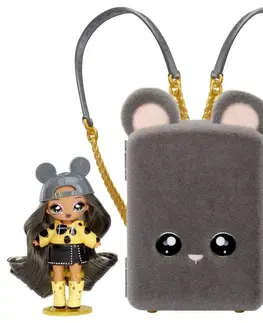 Hračky panenky MGA - Na! Na! Na! Surprise Mini batoh s pokojíčkem – Marisa Mouse