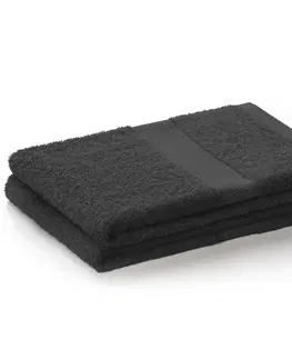Ručníky Bavlněný ručník DecoKing Bira tmavě šedý, velikost 70x140
