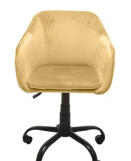 Kancelářské židle TP Living Kancelářská židle Marlin žlutá