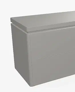 Úložné boxy Biohort Designový účelový box LoungeBox (šedý křemen metalíza) 200 cm (2 krabice)