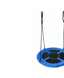 Závěsné křeslo Závěsný houpací kruh pro děti v modré barvě
