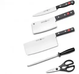 Kuchyňské nože WÜSTHOF Blok s noži Wüsthof GOURMET - 5 dílný 9835-8